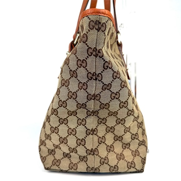 Gucci Purse Cherry Line Canvas Shoulder Tote Bag - Picture 5 of 14